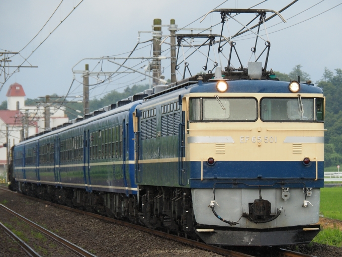 鉄道フォト・写真：JR東日本 国鉄EF65形電気機関車 EF65-501 磯部駅 (群馬県) 鉄道フォト・写真 by ダクソさん - 撮影日 2024/07/06 16:32