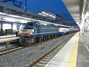 JR西日本 国鉄EF66形電気機関車 なは(特急)／あかつき EF66 47 鉄道フォト・写真 by おいさん 岡山駅：2007年08月17日05時ごろ