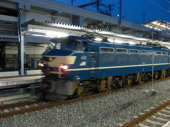 鉄道フォト・写真：JR西日本 国鉄EF66形電気機関車 なは EF66 47 岡山駅 鉄道フォト・写真 by おいさん - 撮影日 2007/08/17 05:08