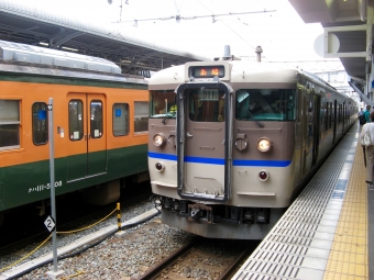 JR西日本 クハ115形 クハ115-1203 鉄道フォト・写真 by おいさん 岡山駅：2008年08月13日10時ごろ