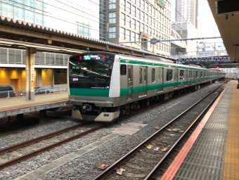 JR東日本 クハE232形 クハE232-7033 鉄道フォト・写真 by おいさん 新宿駅 (JR)：2021年12月24日16時ごろ