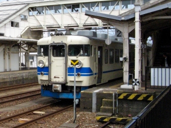 JR西日本 クハ455形 鉄道フォト・写真 by おいさん 糸魚川駅 (JR)：2009年08月30日12時ごろ