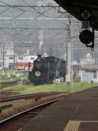 JR西日本 C56形 SLやまぐち号(快速) C56 160 鉄道フォト・写真 by おいさん 新山口駅：2009年08月13日17時ごろ