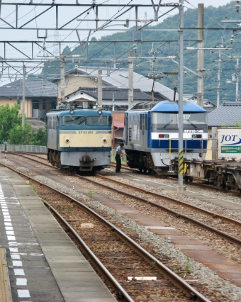 JR貨物 国鉄EF65形電気機関車 EF65-100 鉄道フォト・写真 by おいさん 新居浜駅：2010年08月13日14時ごろ