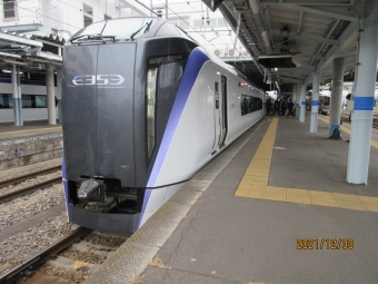 JR東日本 クハE352形 あずさ(特急) クハE352-20 鉄道フォト・写真 by E4系P82編成さん 松本駅 (JR)：2021年12月30日13時ごろ