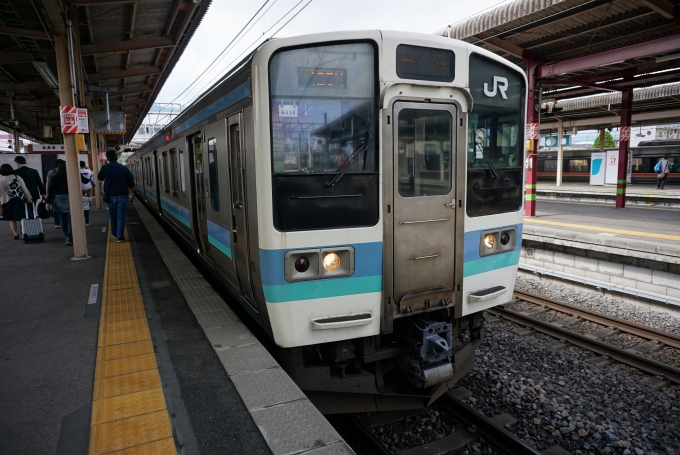 鉄道フォト・写真：JR東日本 国鉄211系電車 クハ210-1002 塩尻駅 鉄道フォト・写真 by E4系P82編成さん - 撮影日 2022/05/22 08:59