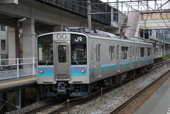 JR東日本 クモハE127形 クモハE127-112 鉄道フォト・写真 by E4系P82編成さん 安茂里駅：2022年08月27日14時ごろ