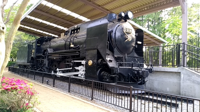 JR北海道 国鉄D51形蒸気機関車 D51 14 流山セントラルパーク駅 鉄道 