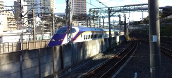 JR東日本 E322形(M2c) つばさ(新幹線) E322-2002 鉄道フォト・写真 by 新御茶ノ水さん 西日暮里駅 (JR)：2022年10月26日14時ごろ
