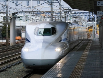 JR東海 N700S新幹線 こだま(新幹線) 鉄道フォト・写真 by ゆうだい555さん 豊橋駅 (JR)：2022年01月18日11時ごろ
