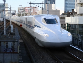 JR西日本 N700S新幹線 のぞみ(新幹線) 鉄道フォト・写真 by ゆうだい555さん 名古屋駅 (JR)：2022年01月18日15時ごろ