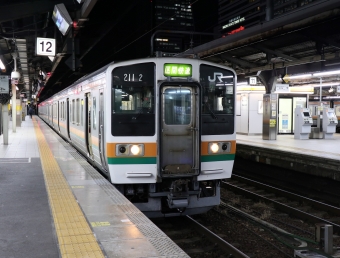 JR東海 クモハ211形 クモハ211-2 鉄道フォト・写真 by Yの人さん 名古屋駅 (JR)：2022年01月19日21時ごろ