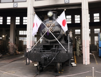 JR西日本 国鉄8620形蒸気機関車 SLスチーム号 8630 鉄道フォト・写真 by Yの人さん ：2022年01月06日11時ごろ