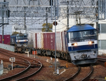 JR貨物 EF210形 EF210-333 鉄道フォト・写真 by Yの人さん 枇杷島駅 (JR)：2022年02月16日11時ごろ