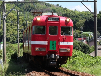 名古屋鉄道 名鉄モ6200形 三河湾号 6211 鉄道フォト・写真 by Yの人さん こどもの国駅 (愛知県)：2022年09月10日11時ごろ