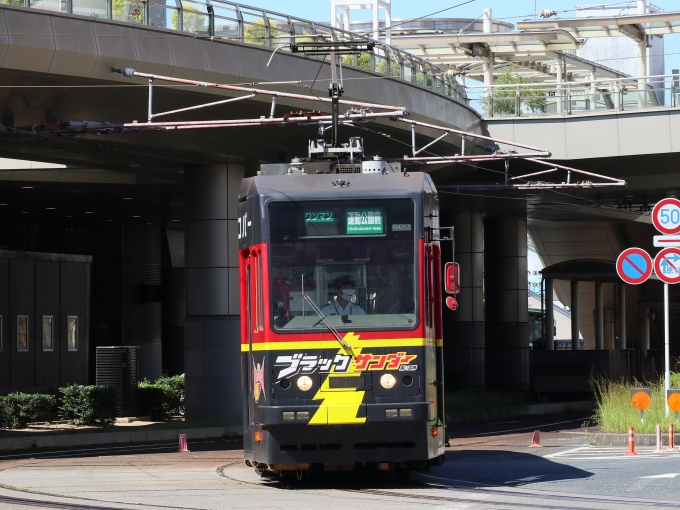 豊橋鉄道モ800形電車 802 鉄道フォト・写真 by Yの人さん 駅前停留場：2022年09月24日12時ごろ