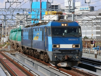 JR貨物 EH200形 EH200-5 鉄道フォト・写真 by Yの人さん 名古屋駅 (JR)：2022年10月18日13時ごろ