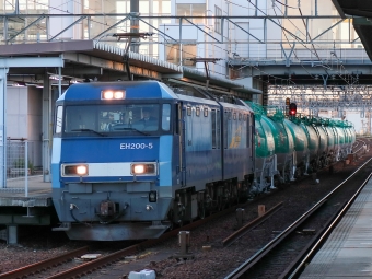 JR貨物 EH200形 EH200-5 鉄道フォト・写真 by Yの人さん 枇杷島駅 (JR)：2022年10月19日16時ごろ