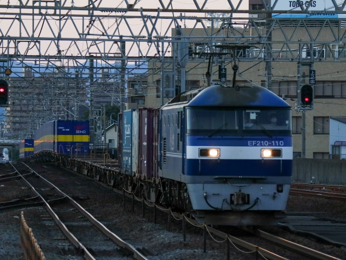 鉄道フォト・写真：JR貨物EF210形電気機関車 EF210-110 尾張一宮駅 鉄道フォト・写真 by Yの人さん - 撮影日 2022/10/19 17:16