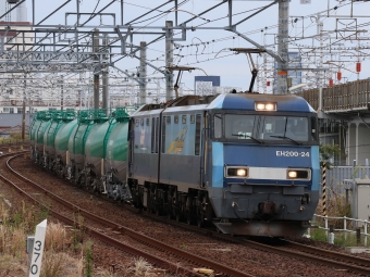 JR貨物 EH200形 EH200-24 鉄道フォト・写真 by Yの人さん 枇杷島駅 (JR)：2022年10月25日11時ごろ