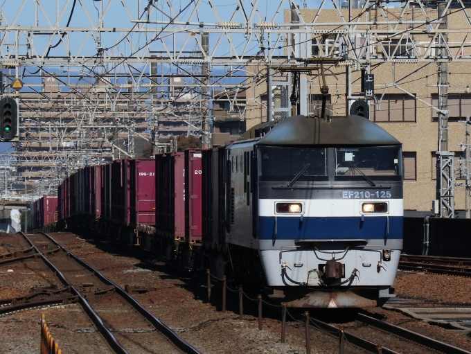 鉄道フォト・写真：JR貨物EF210形電気機関車 EF210-125 尾張一宮駅 鉄道フォト・写真 by Yの人さん - 撮影日 2022/11/02 10:04