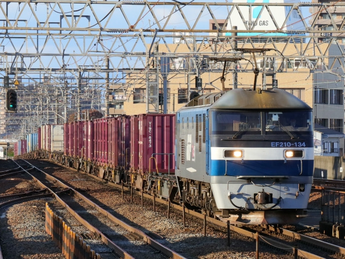 鉄道フォト・写真：JR貨物EF210形電気機関車 EF210-134 尾張一宮駅 鉄道フォト・写真 by Yの人さん - 撮影日 2022/11/15 15:32