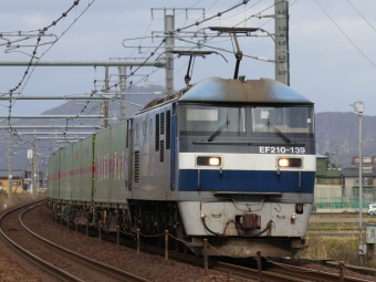 JR貨物 EF210形 EF210-139 鉄道フォト・写真 by Yの人さん 木曽川駅：2022年11月30日12時ごろ
