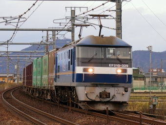 JR貨物 EF210形 EF210-329 鉄道フォト・写真 by Yの人さん 木曽川駅：2022年11月30日15時ごろ