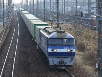 JR貨物 EF210形 EF210-110 鉄道フォト・写真 by Yの人さん 尾張一宮駅：2023年01月07日12時ごろ