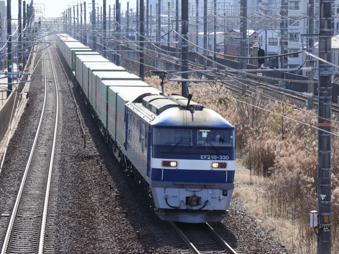 鉄道フォト・写真：JR貨物EF210形電気機関車 EF210-330 尾張一宮駅 鉄道フォト・写真 by Yの人さん - 撮影日 2023/01/18 11:04