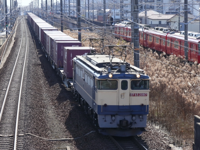 鉄道フォト・写真：JR貨物 国鉄EF65形電気機関車 EF65-2097 尾張一宮駅 鉄道フォト・写真 by Yの人さん - 撮影日 2023/01/18 11:22