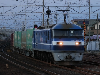 JR貨物 EF210形 EF210-115 鉄道フォト・写真 by Yの人さん 清洲駅：2023年01月28日17時ごろ