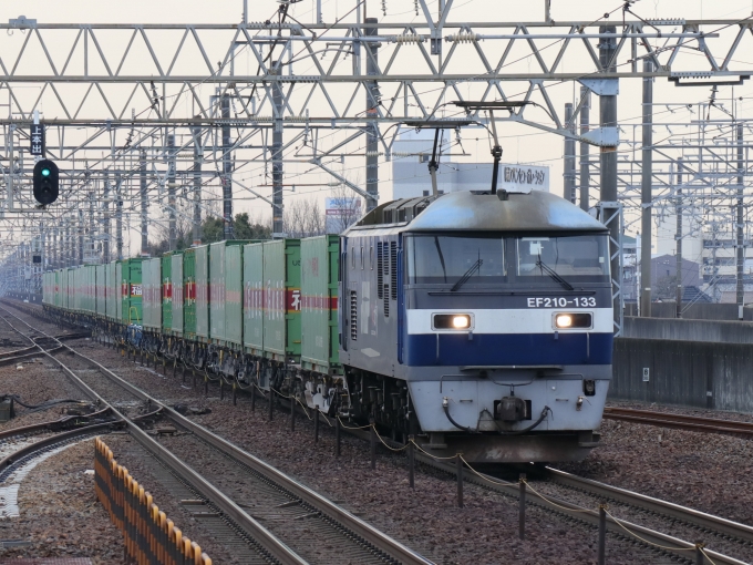 鉄道フォト・写真：JR貨物EF210形電気機関車 EF210-133 尾張一宮駅 鉄道フォト・写真 by Yの人さん - 撮影日 2023/02/01 11:04