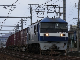 JR貨物 EF210形 EF210-102 鉄道フォト・写真 by Yの人さん 木曽川駅：2023年02月14日14時ごろ