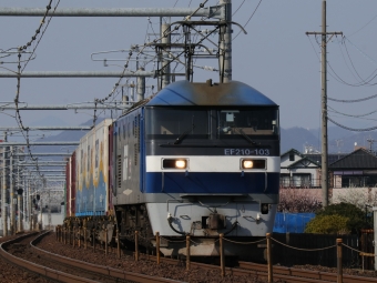 JR貨物 EF210形 EF210-103 鉄道フォト・写真 by Yの人さん 木曽川駅：2023年03月07日15時ごろ
