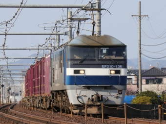 JR貨物 EF210形 EF210-136 鉄道フォト・写真 by Yの人さん 木曽川駅：2023年03月07日15時ごろ