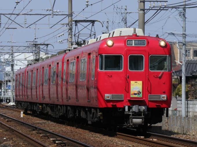 鉄道フォト・写真：名古屋鉄道 名鉄6000系電車 6008 新木曽川駅 鉄道フォト・写真 by Yの人さん - 撮影日 2023/03/07 13:02