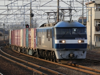 JR貨物 EF210形 EF210-18 鉄道フォト・写真 by Yの人さん 清洲駅：2023年03月11日17時ごろ