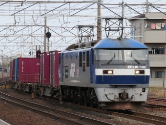 JR貨物 EF210形 EF210-102 鉄道フォト・写真 by Yの人さん 清洲駅：2023年03月21日09時ごろ
