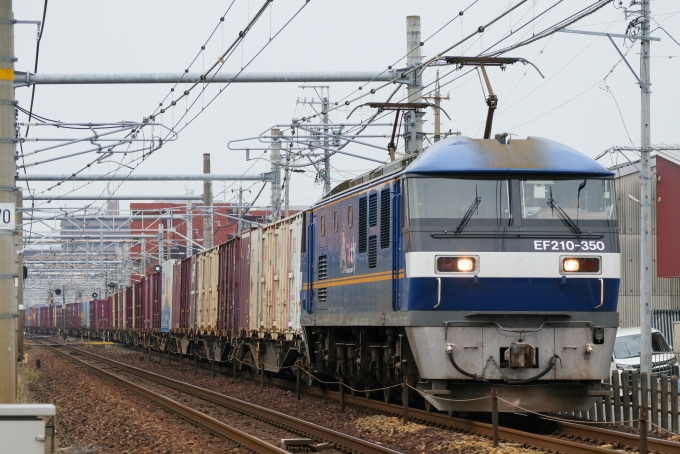 JR貨物 EF210形 EF210-350 鉄道フォト・写真 by Yの人さん 木曽川駅：2024年06月20日14時ごろ