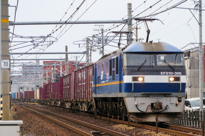 JR貨物 EF210形 EF210-306 鉄道フォト・写真 by Yの人さん 木曽川駅：2024年06月20日16時ごろ