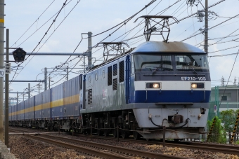 JR貨物 EF210形 EF210-105 鉄道フォト・写真 by Yの人さん 木曽川駅：2024年06月22日12時ごろ