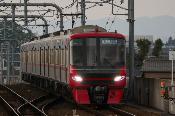 鉄道フォト・写真：名古屋鉄道 名鉄9500・9100系電車  9502 布袋駅 鉄道フォト・写真 by Yの人さん - 撮影日 2024/08/05 16:40