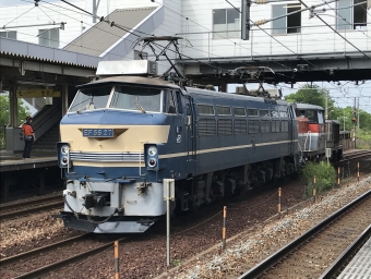 JR貨物 EF66形 EF66 27 鉄道フォト・写真 by ウグイスさん 北長瀬駅：2022年07月10日15時ごろ