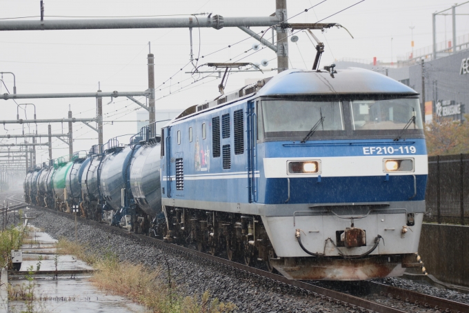 JR貨物 EF210形 EF210-119 鉄道フォト・写真 by Silence-Suzumeさん 吉川美南駅：2023年10月15日10時ごろ