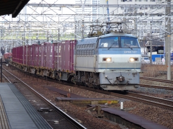 JR貨物 国鉄EF66形電気機関車 EF66 127 鉄道フォト・写真 by ヒムさん 熱田駅：2022年02月01日12時ごろ
