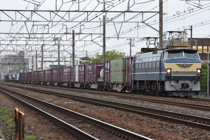 JR貨物 EF66-27 鉄道フォト・写真 by こむぎさん 藤沢駅 (JR)：2021年04月03日06時ごろ
