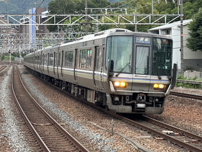 鉄道フォト・写真：JR西日本223系電車 クハ222-2021 山崎駅 (京都府) 鉄道フォト・写真 by Piko33さん - 撮影日 2023/08/17 16:50