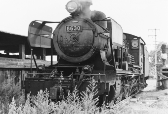 国鉄8620形蒸気機関車 8630 鉄道フォト・写真 by 南フナさん 川部駅：1972年08月04日00時ごろ