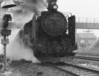 国鉄9600形蒸気機関車 鉄道フォト・写真 by 南フナさん 坂町駅：1972年03月13日00時ごろ